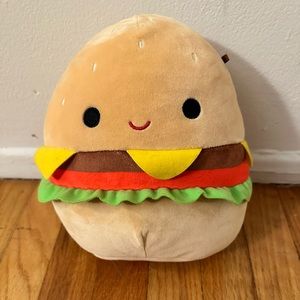 NWT Squishmallow 7.5in Carl the Cheeseburger